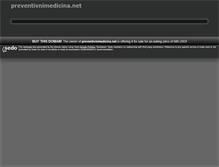 Tablet Screenshot of preventivnimedicina.net